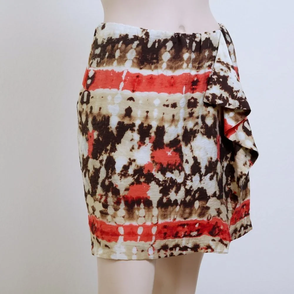 Vince Camuto Tie Dye‎ Sarong Mini Skirt